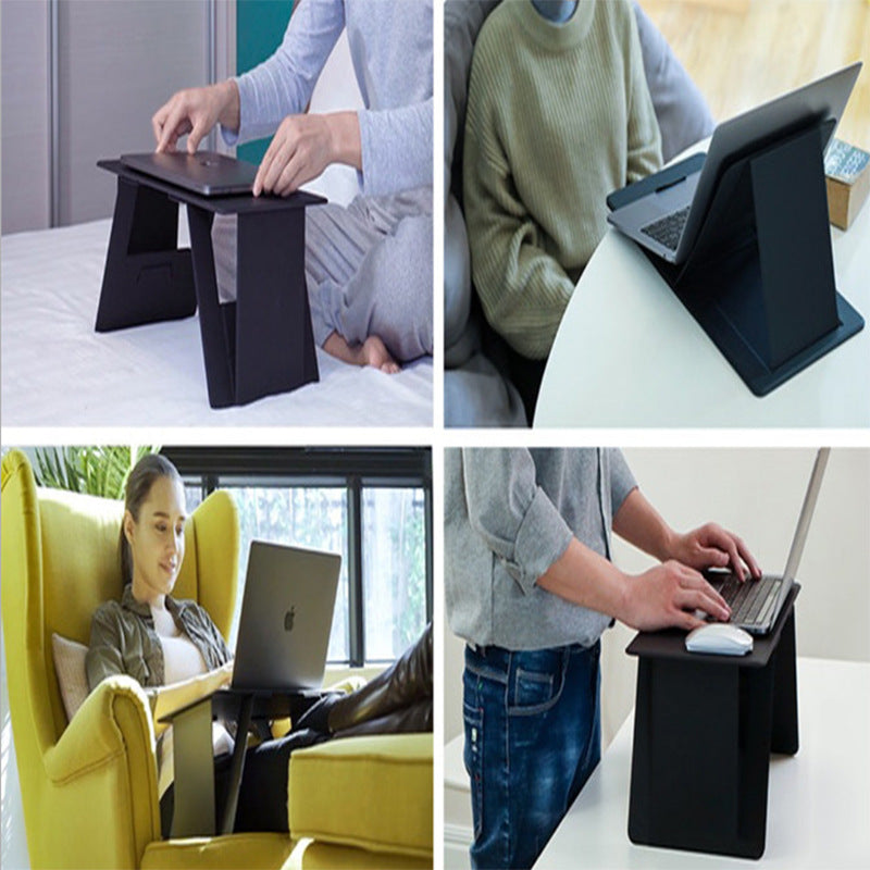 Portable Laptop Stand Foldable Support Base Notebook Stand Lapdesk Multifunctional Computer Laptop Holder Cooling Pad Riser