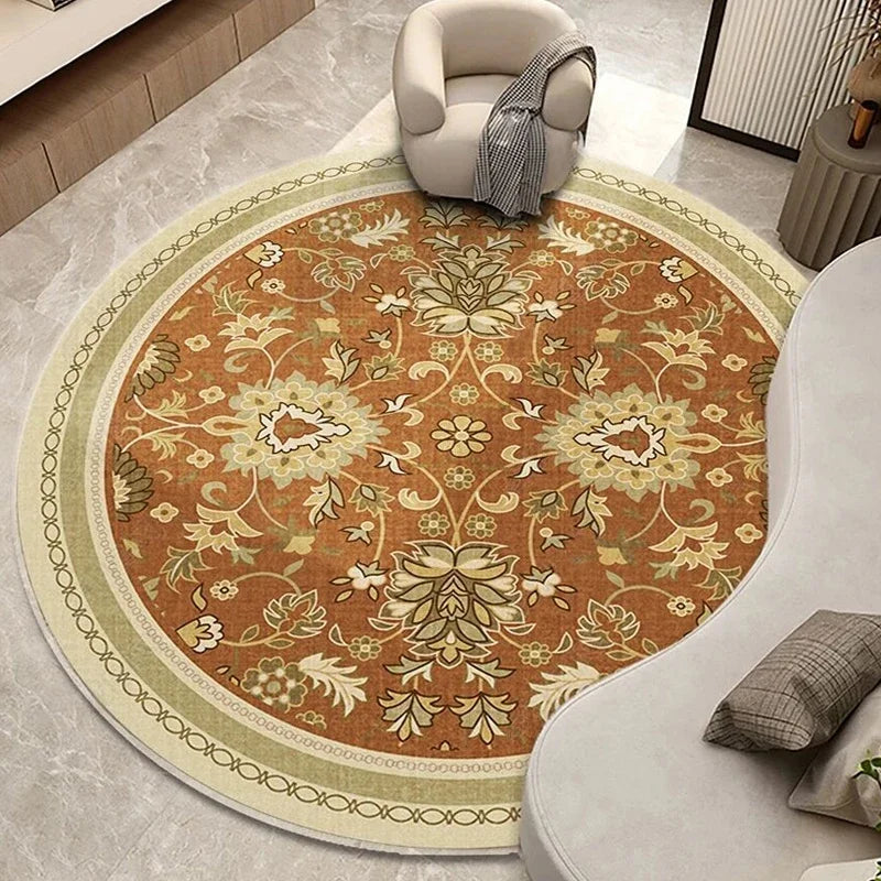 Bohemian Mandala Round Floor Mat