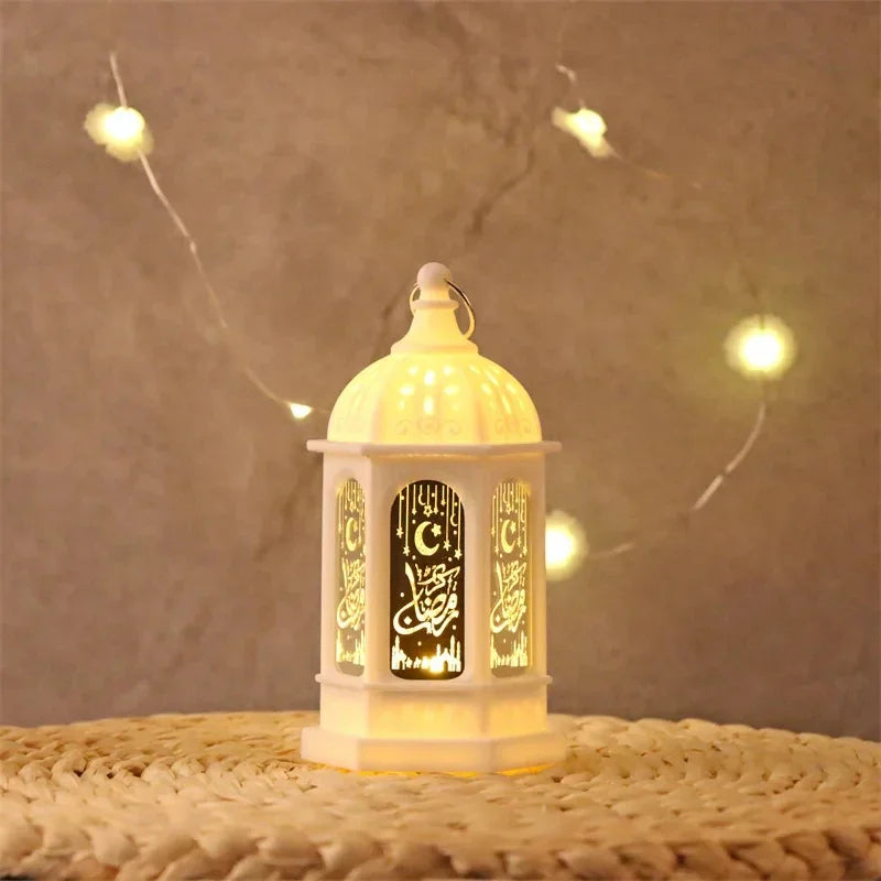 EID Mubarak 2025 LED Lantern Light - Ramadan & Eid Al Adha Decor