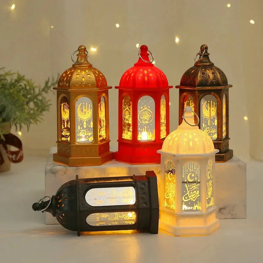 Lanterne LED EID Mubarak 2025 - Décoration Ramadan et Eid Al Adha