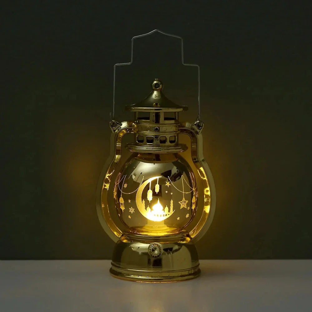 EID Mubarak 2025 LED Lantern Light - Ramadan & Eid Al Adha Decor