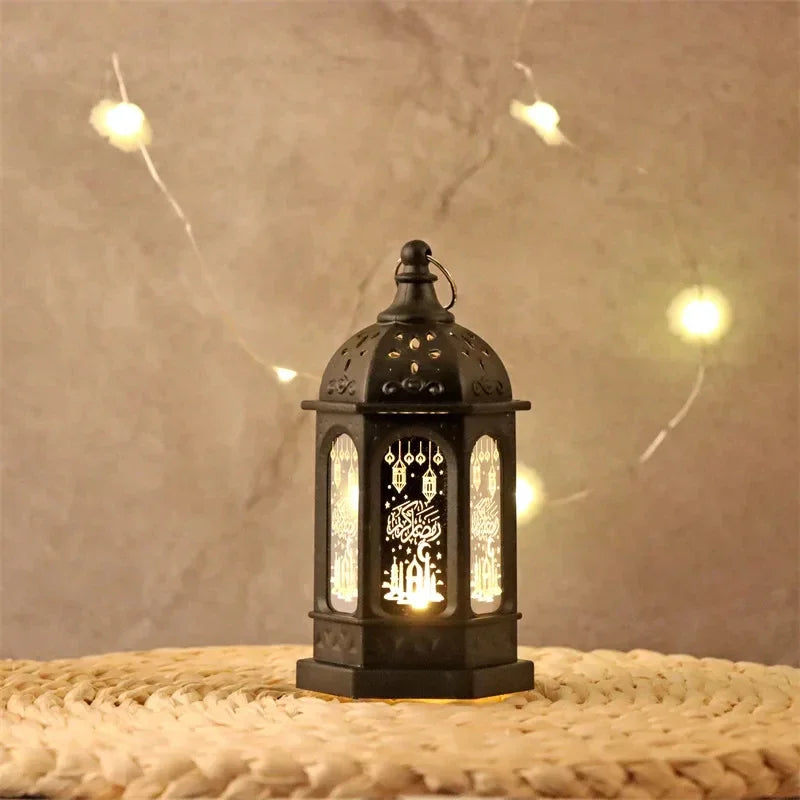 EID Mubarak 2025 LED Lantern Light - Ramadan & Eid Al Adha Decor