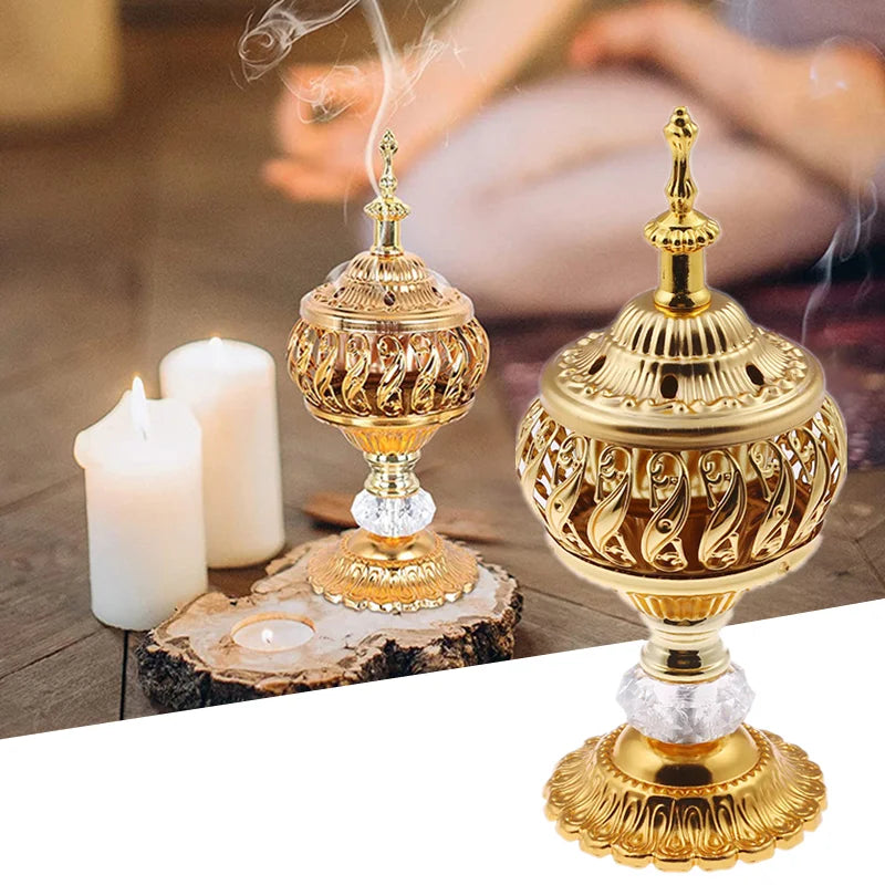 Vintage Metal Incense Burner - Arabian Style