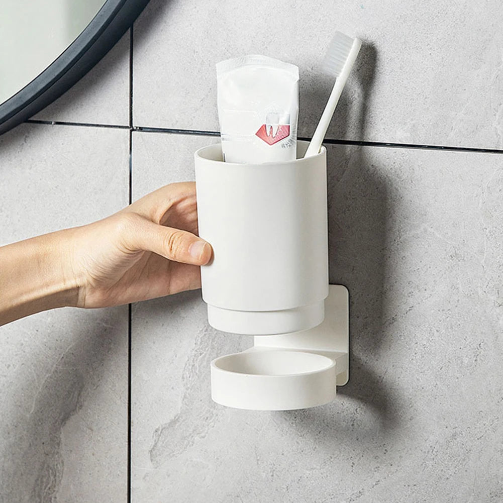 Wall-Mounted Toothbrush Holder for organizing your bathroom.