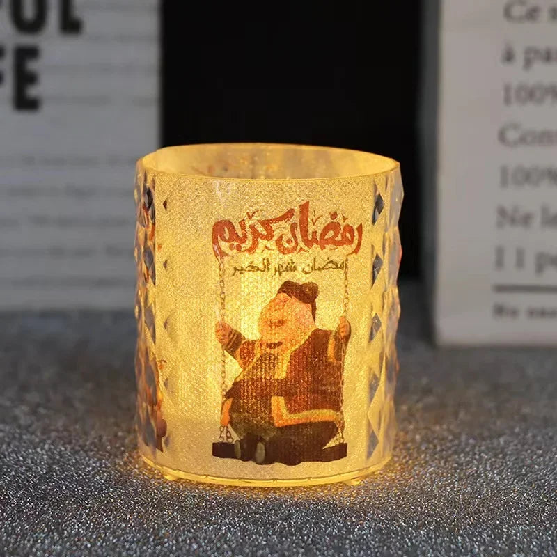 EID Mubarak 2025 LED Lantern Light - Ramadan & Eid Al Adha Decor