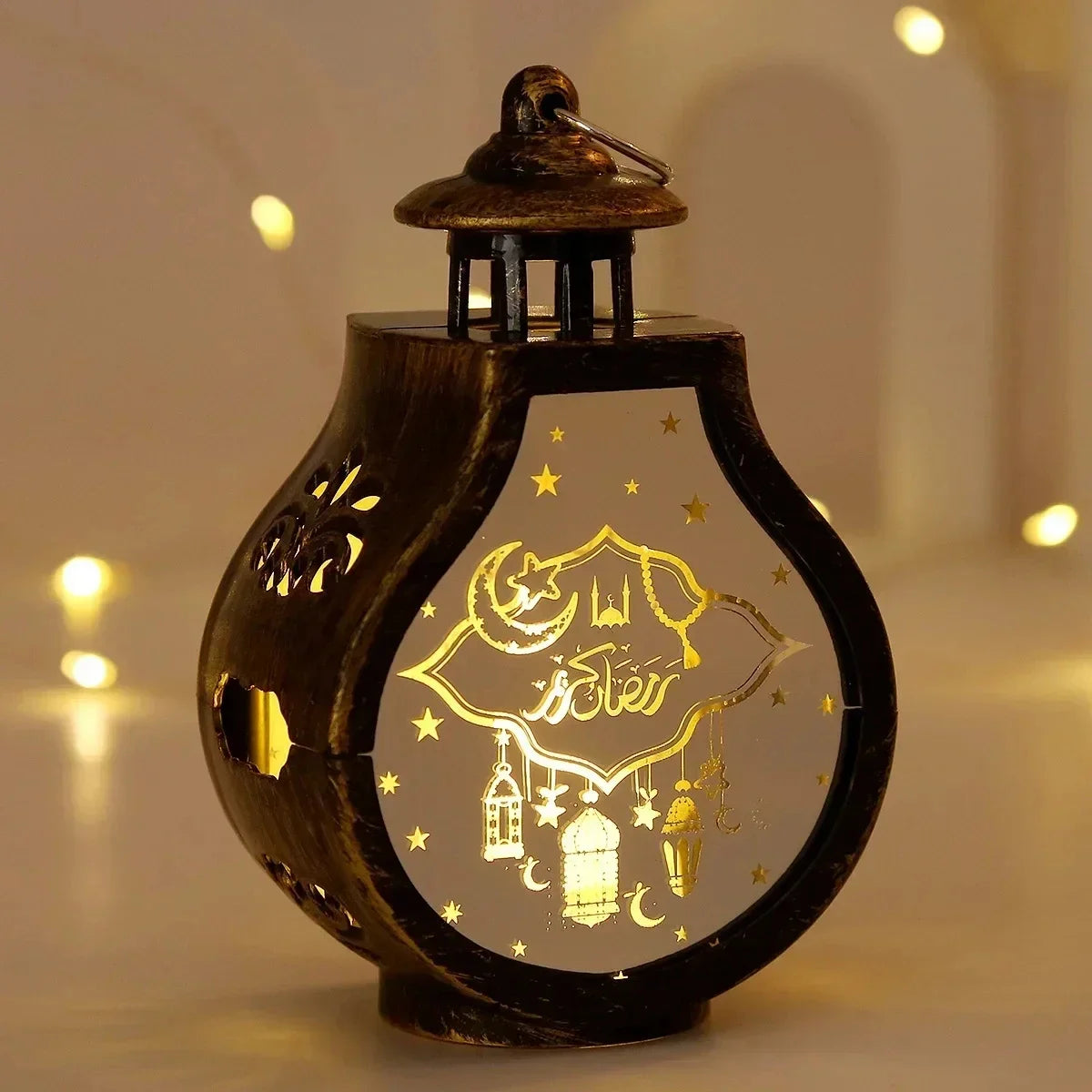 EID Mubarak 2025 LED Lantern Light - Ramadan & Eid Al Adha Decor