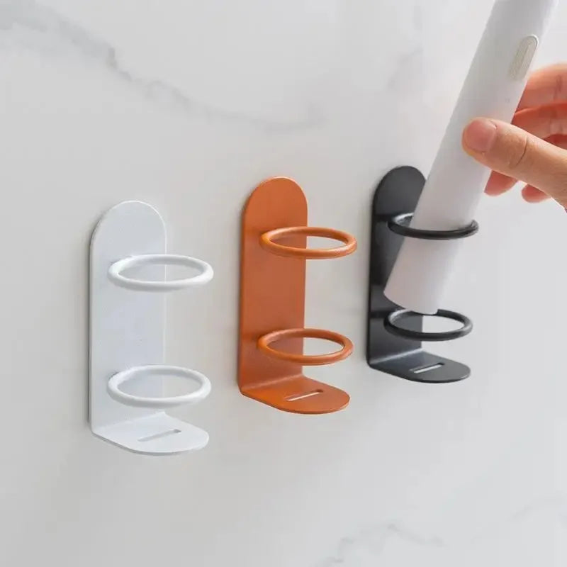 Punch-Free Wall-Mounted Toothbrush & Razor Holder