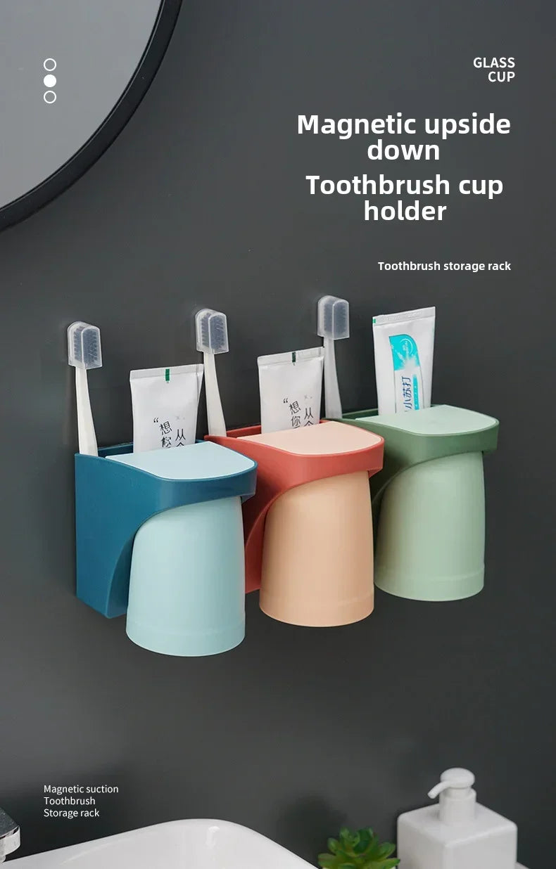 Nordic Magnetic Toothbrush & Gargle Cup Set