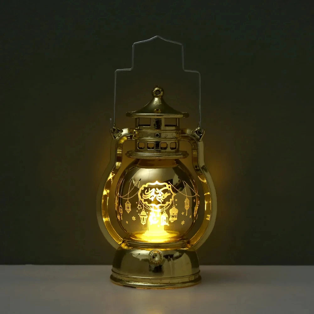 EID Mubarak 2025 LED Lantern Light - Ramadan & Eid Al Adha Decor