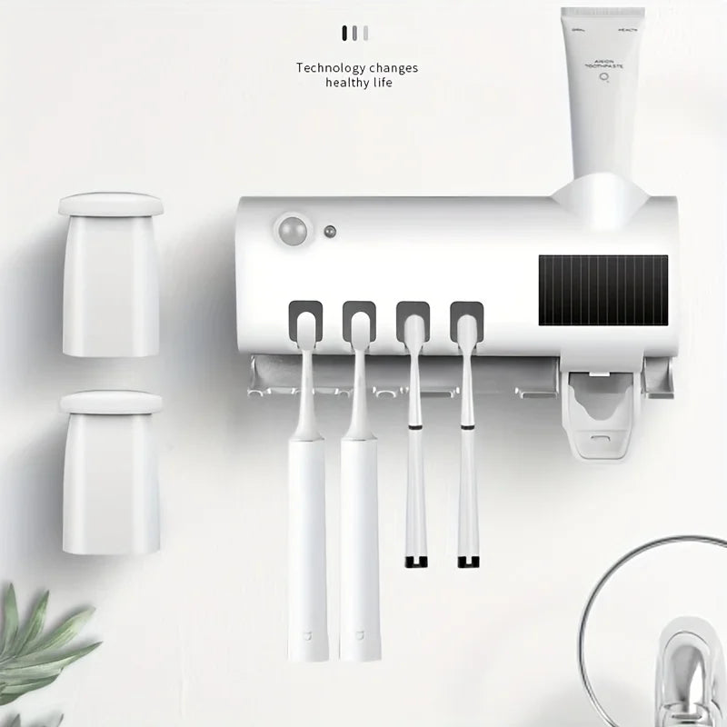 Multifunctional Induction Toothbrush & Toothpaste Holder