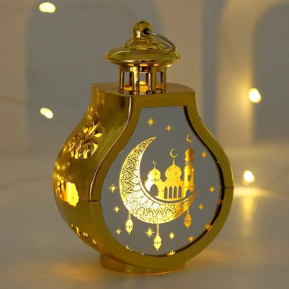 EID Mubarak 2025 LED Lantern Light - Ramadan & Eid Al Adha Decor