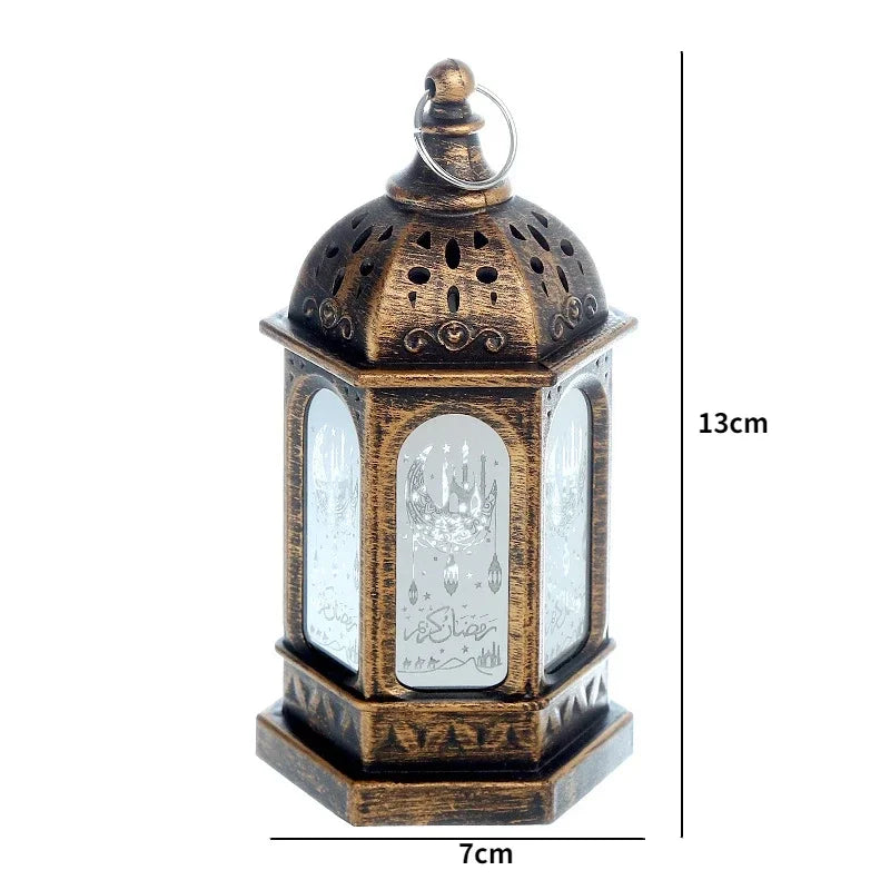 EID Mubarak 2025 LED Lantern Light - Ramadan & Eid Al Adha Decor