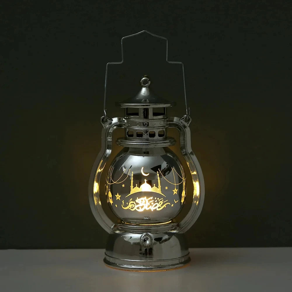 EID Mubarak 2025 LED Lantern Light - Ramadan & Eid Al Adha Decor