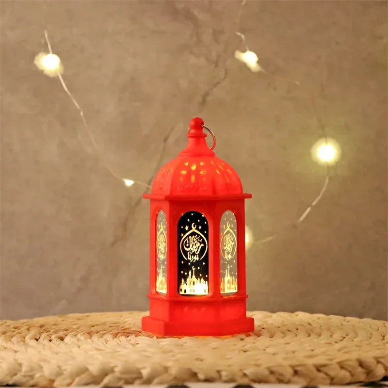 EID Mubarak 2025 LED Lantern Light - Ramadan & Eid Al Adha Decor