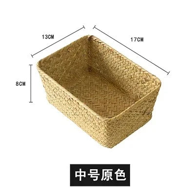 Wicker Rattan Kitchen Storage Basket