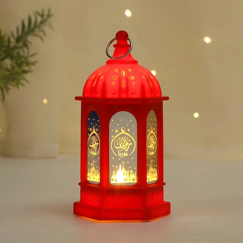 EID Mubarak 2025 LED Lantern Light - Ramadan & Eid Al Adha Decor