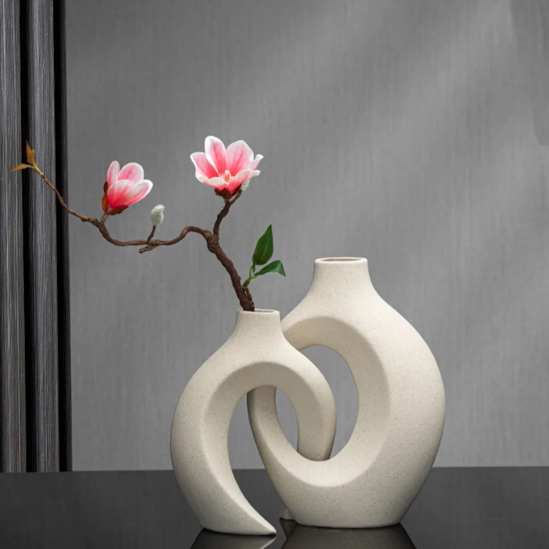 Nordic Modern Ceramic Vase Set for Home Decor