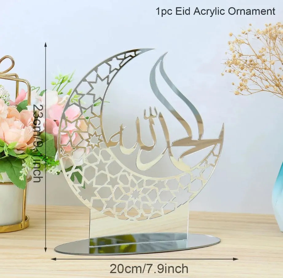 Adornos para el EID Mubarak 2025: decoración para el Ramadán y el Eid al-Fitr