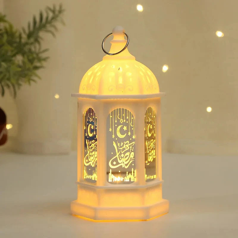 EID Mubarak 2025 LED Lantern Light - Ramadan & Eid Al Adha Decor