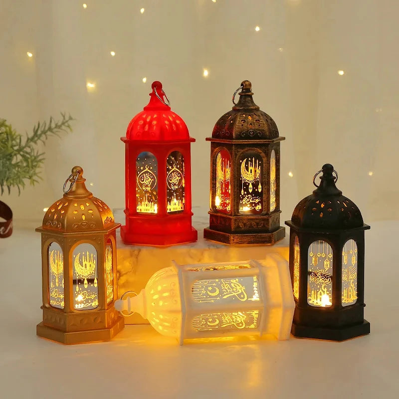 EID Mubarak 2025 LED Lantern Light - Ramadan & Eid Al Adha Decor