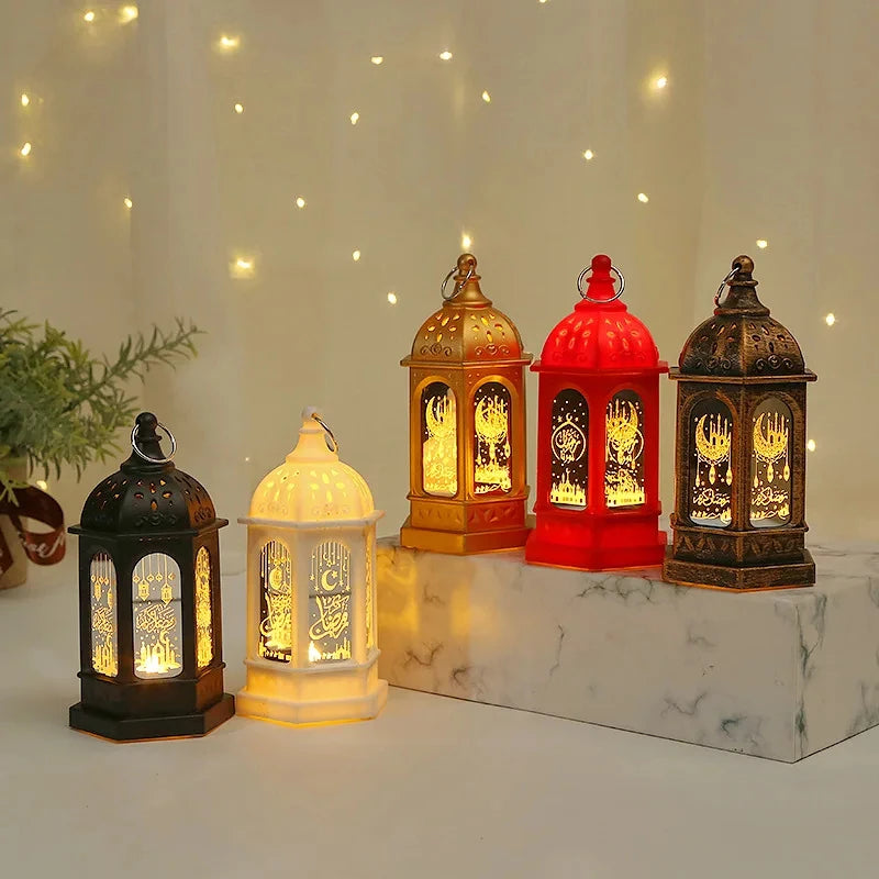 EID Mubarak 2025 LED Lantern Light - Ramadan & Eid Al Adha Decor