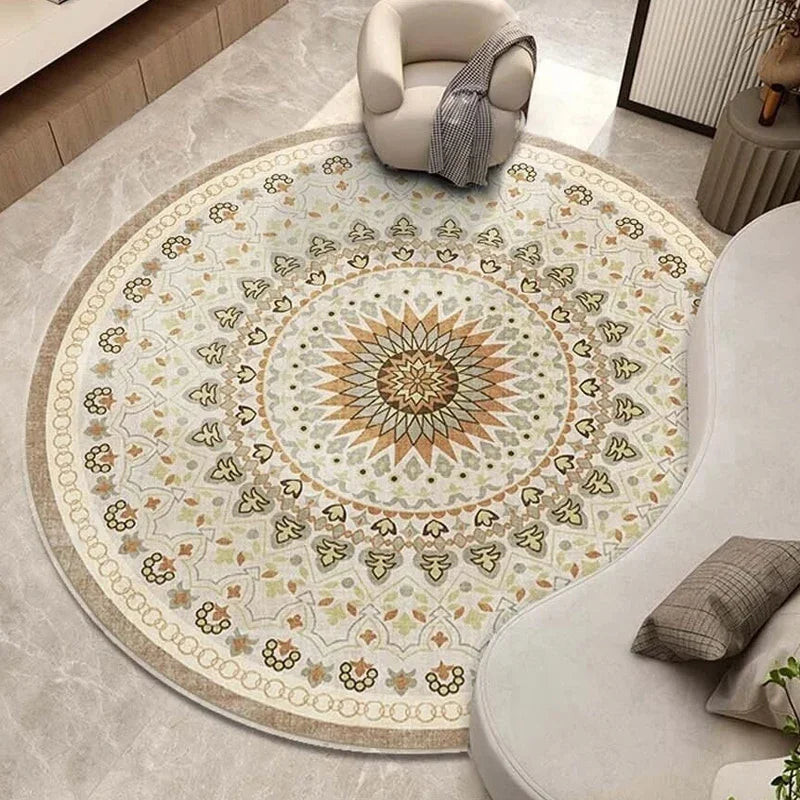 Bohemian Mandala Round Floor Mat