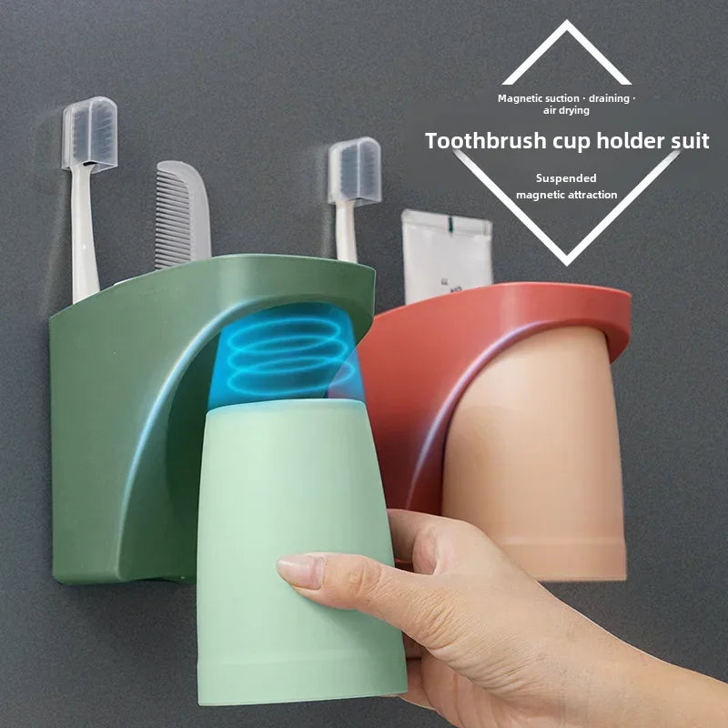 Nordic Magnetic Toothbrush & Gargle Cup Set