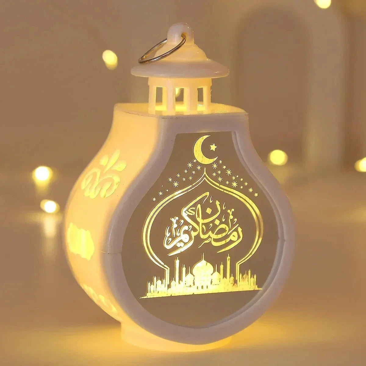 EID Mubarak 2025 LED Lantern Light - Ramadan & Eid Al Adha Decor