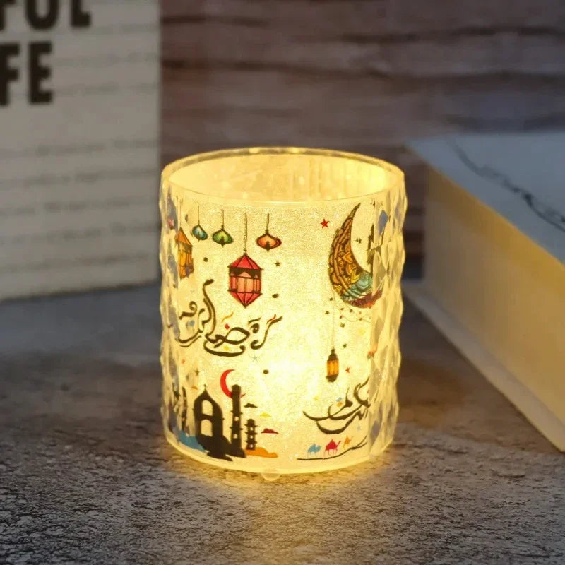 EID Mubarak 2025 LED Lantern Light - Ramadan & Eid Al Adha Decor