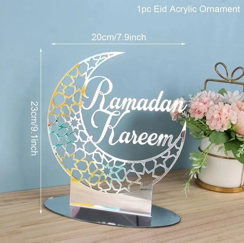 Adornos para el EID Mubarak 2025: decoración para el Ramadán y el Eid al-Fitr