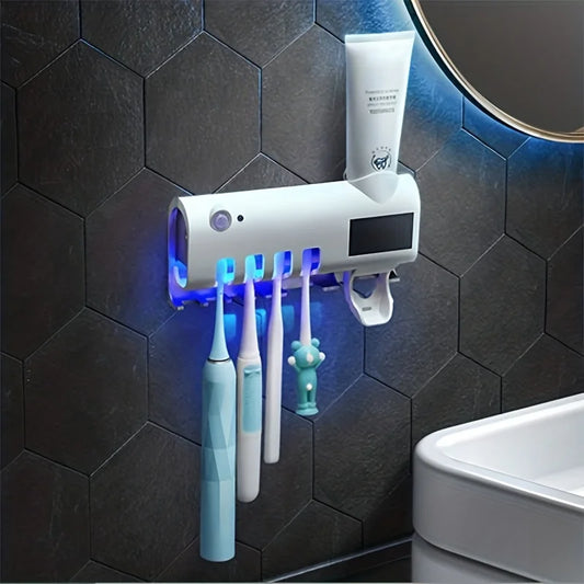 Multifunctional Induction Toothbrush & Toothpaste Holder