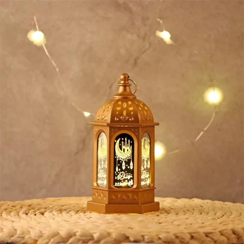 EID Mubarak 2025 LED Lantern Light - Ramadan & Eid Al Adha Decor