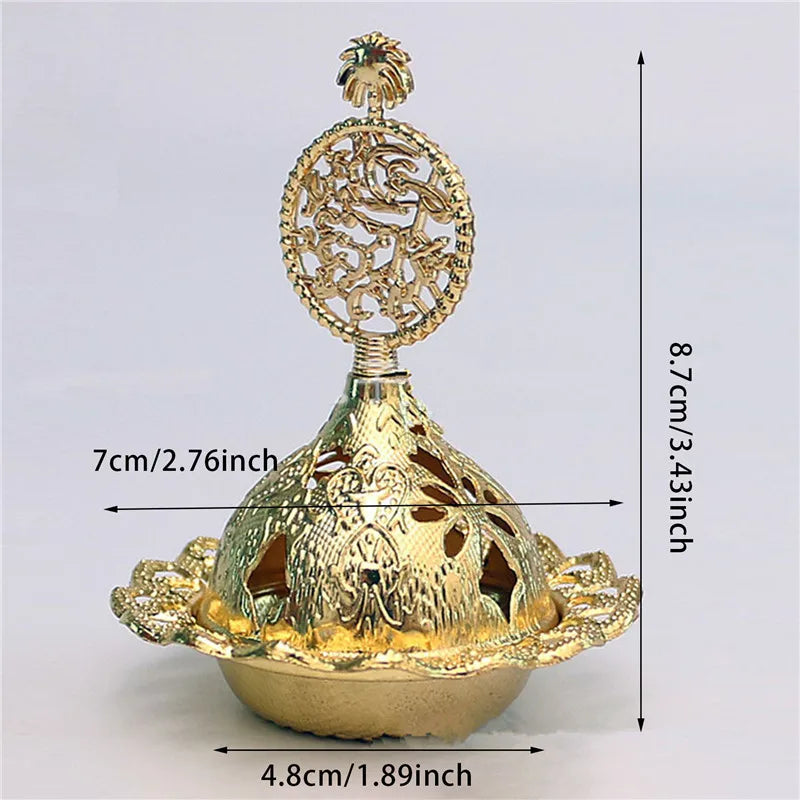 Vintage Metal Incense Burner - Arabian Style