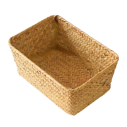 Wicker Rattan Kitchen Storage Basket