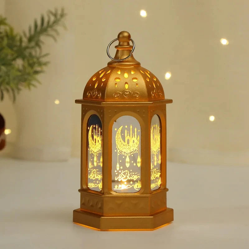 EID Mubarak 2025 LED Lantern Light - Ramadan & Eid Al Adha Decor