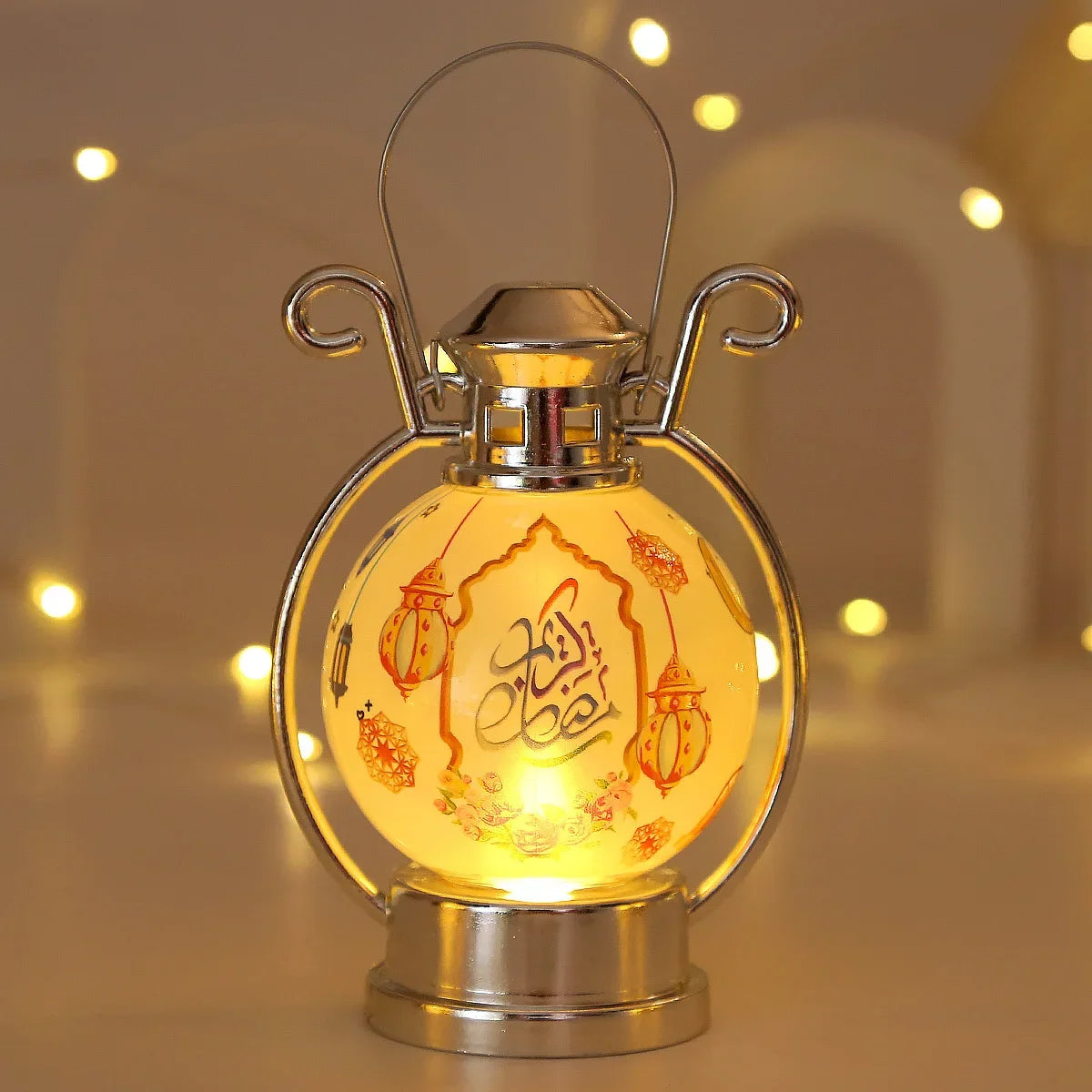 EID Mubarak 2025 LED Lantern Light - Ramadan & Eid Al Adha Decor