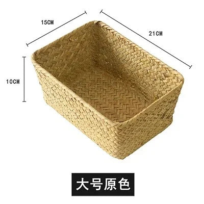 Wicker Rattan Kitchen Storage Basket