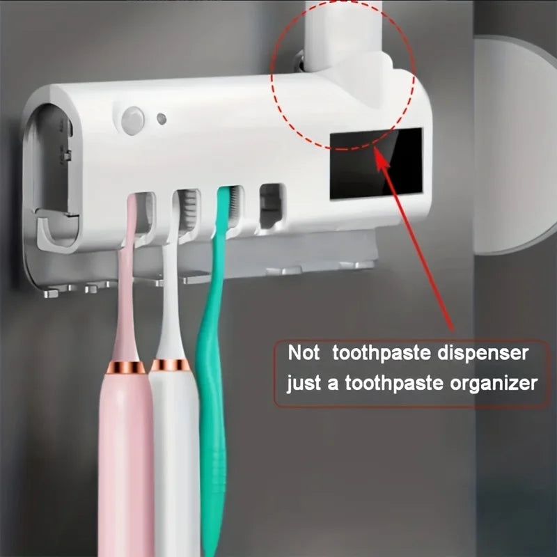 Multifunctional Induction Toothbrush & Toothpaste Holder