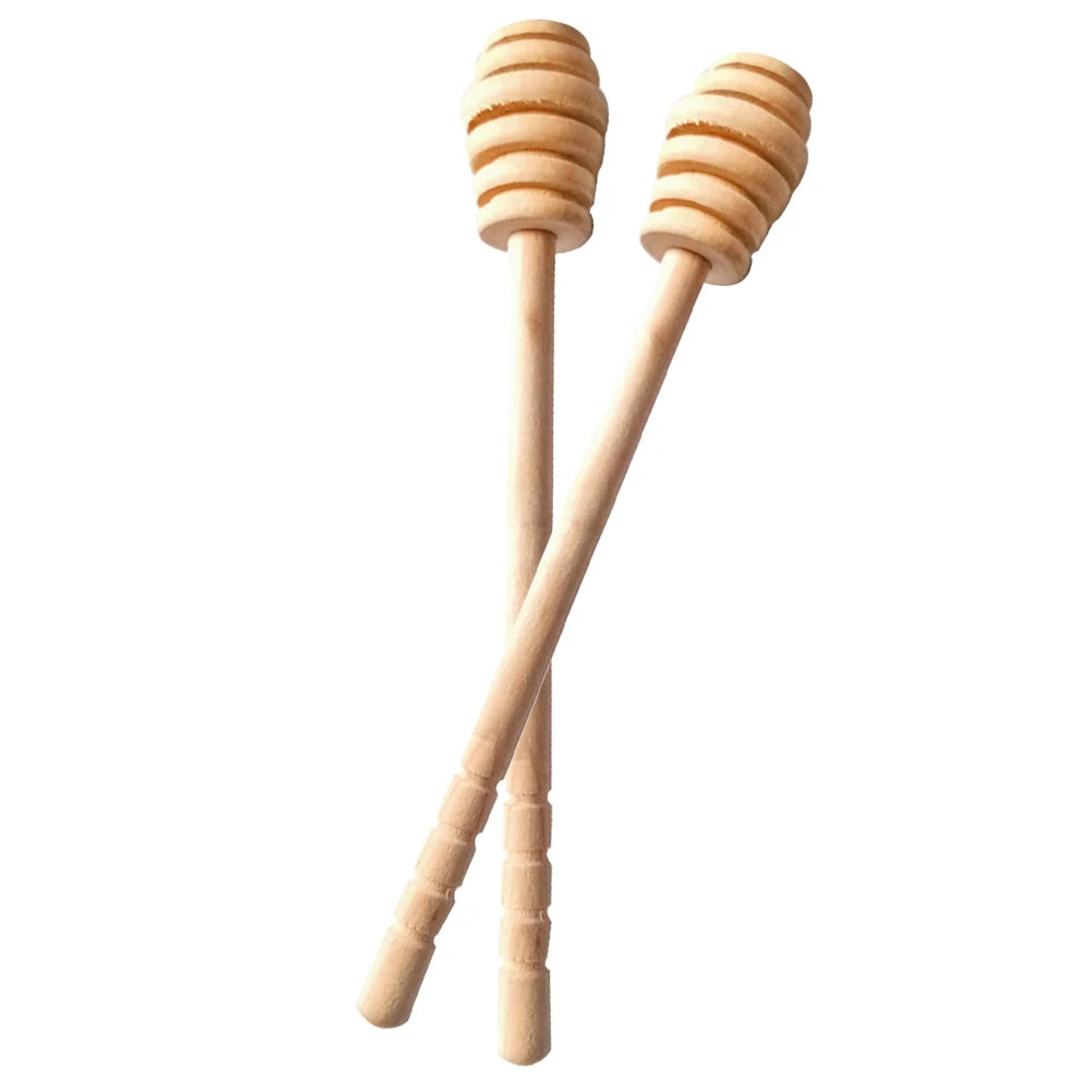 Wooden Honey Spoon & Stir Bar Set - 50/2/1 Pieces