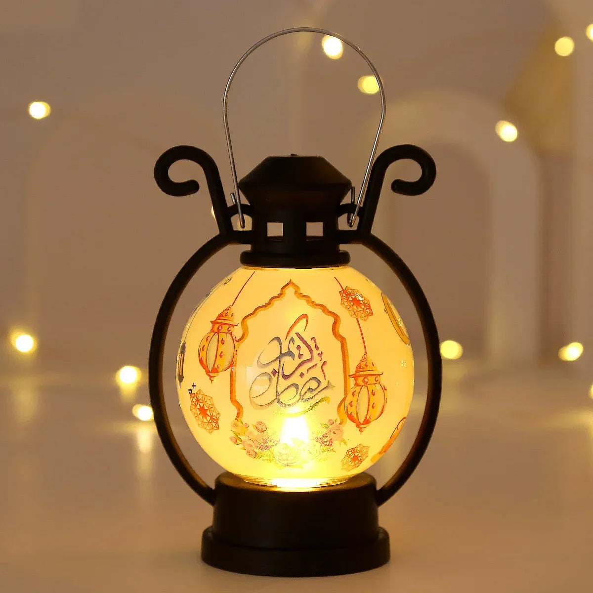 EID Mubarak 2025 LED Lantern Light - Ramadan & Eid Al Adha Decor