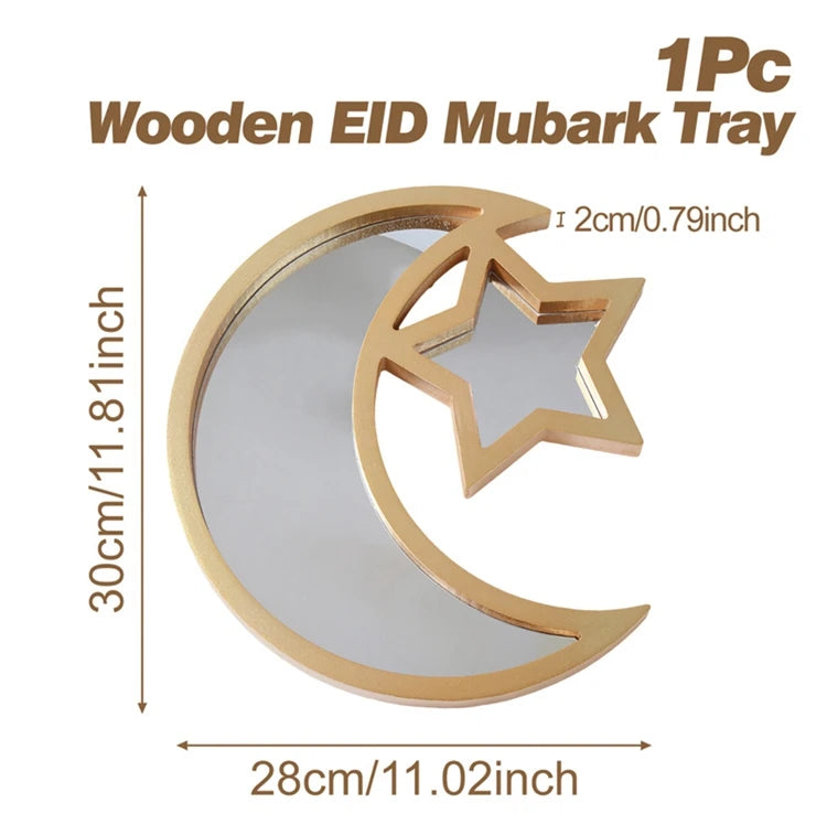 Ramadan Mubarak 2025 Candy Snacks Tray - Ramadan Decor