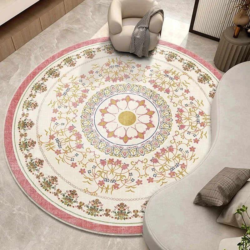 Bohemian Mandala Round Floor Mat