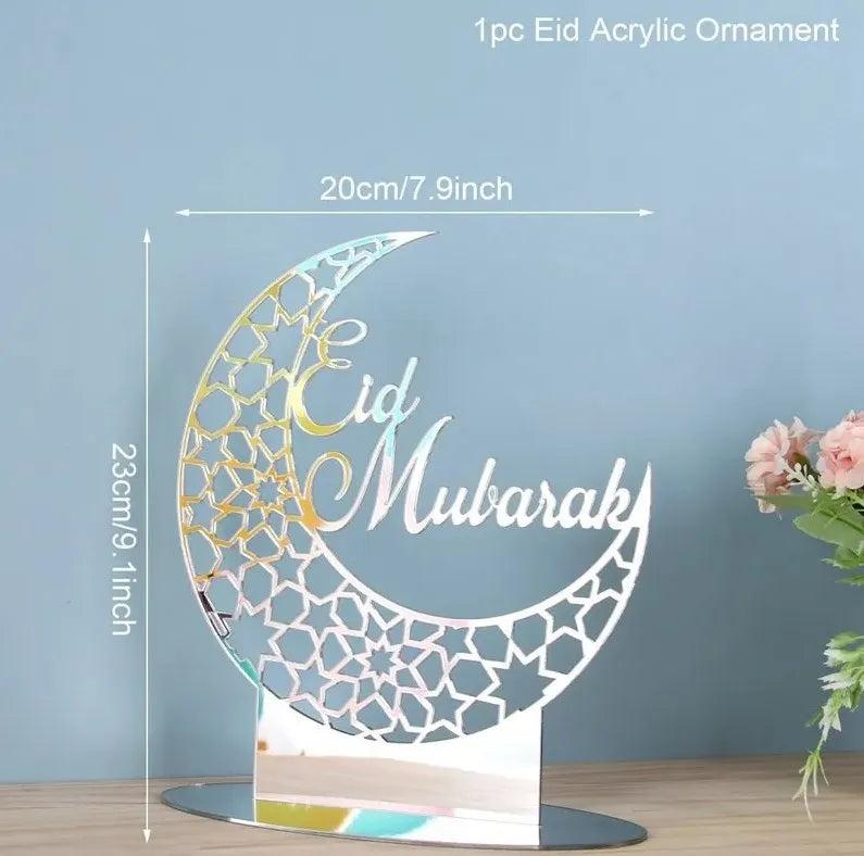 Adornos para el EID Mubarak 2025: decoración para el Ramadán y el Eid al-Fitr